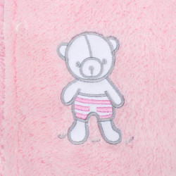 Zimný kabátik New Baby Nice Bear ružový #1