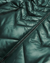 Dámska prechodná bunda zelená MM21-83 #2