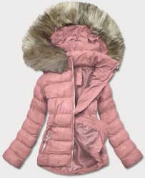 Krátka zimná bunda 5M723-23, ružová
