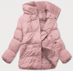 Krátka zimná bunda 5M729-62, ružová