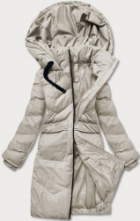 Ľahká dámska zimná bunda 5M735, béžová