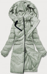 Ľahká dámska zimná bunda 5M735, starozelená
