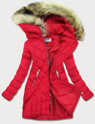 Prešívaná zimná bunda LF808, červená
