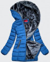 Zimná bunda s kapucňou M-133 modrá
