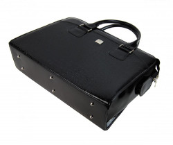 PUNCE LC-01 čierna dámska kabelka pre notebook do 15.6 palca #4