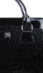 PUNCE LC-01 čierna dámska kabelka pre notebook do 15.6 palca #6