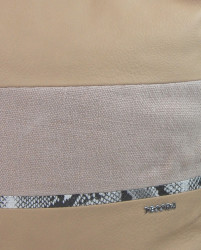 Veľká telovo hnedá dámska kabelka s lanovými uchami 4543-BB #3