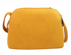Žltá menšia crossbody dámska kabelka s dvoma sekciami 4845-TS #2