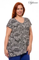 Tóbia letné tričko so šikmým spodkom #1