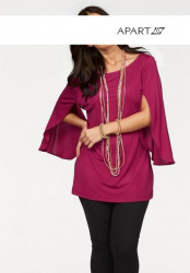 APART tričko v štýle peleríny, purpurová #4