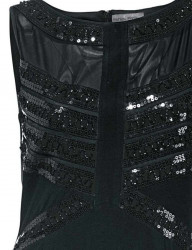 Ashley Brooke šaty s flitrami, čierne #3