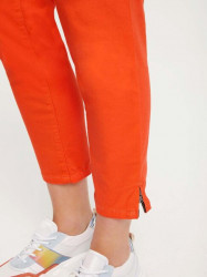 Bedrové džínsy 5-vreckového štýlu Rick Cardona, oranžová #4