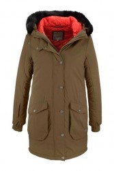 BENCH Parka s kožušinou, kaki