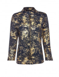Bluzónová bunda so zlatou potlačou Witt Weiden, modrá #1