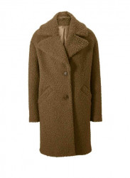 Buklé kabát Heine, hnedá #1
