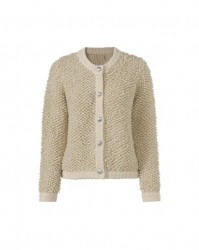 Buklé kardigán s ozdobnými gombíkmi HEINE, pieskový #1