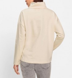 Džersejová roláková mikina s kamienkami HEINE, krémová #3