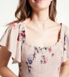 Džersejové šaty s potlačou Linea Tesini, ružovo-farebné #4