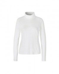 Džersejový rolák so zipsami Création L, biely #1