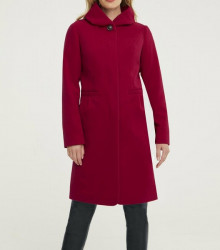 Flaušový kabát Ashley Brooke, červený #2