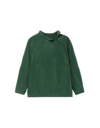 Flísová mikina so zipsom Sheego, machovo zelená #1