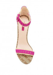 GUESS kožené sandálky PETRA, ružová #2
