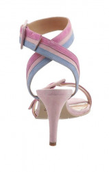 Guido Maria Kretschmer semišové sandále, ružovo-modré #1