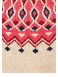 Hebký sveter TOM TAILOR s nórskym vzorom, béžovo-ružový #2