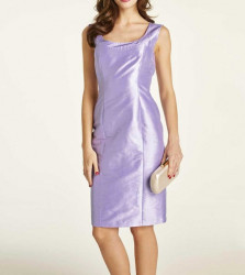Hodvábne šaty Heine, fialová