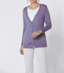Hodvábný sveter Création L Premium, levanduľová #2