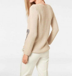 Hrubo pletený sveter HEINE, béžová #4