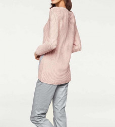 Hrubo pletený sveter HEINE, ružová #3