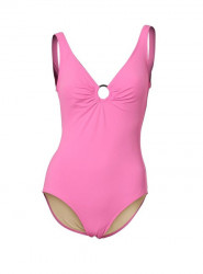 Jednodielne tvarovacie plavky Heine, ružová #1
