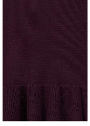 Jemný pletený pulóver Aniston, bordó #2