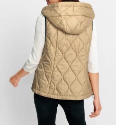 Kabát dva v jednom s prešívanou vestou HEINE, béžová #3