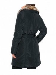 Kabát s umelou kožušinou CLASS INTERNATIONAL, čierny #2