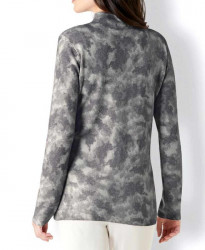 Kašmírový pulóver s potlačou Création L Premium, šedá #3
