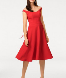 Korzetové červené šaty Ashley Brooke #2