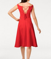 Korzetové červené šaty Ashley Brooke #3