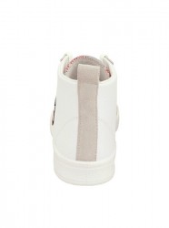 Kožené členkové sneaker tenisky HEINE, biele #4