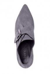 Kožené elegantné topánky, sivá #3