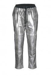 Kožené nohavice HEINE, strieborná #1