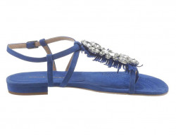 Kožené sandále Guido Maria Kretschmer, modrá #1