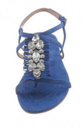 Kožené sandále Guido Maria Kretschmer, modrá #3