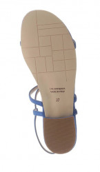 Kožené sandále Guido Maria Kretschmer, modrá #5