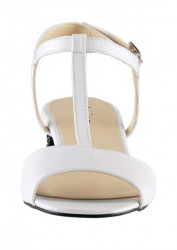 Kožené sandále HEINE, biela #4