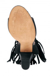 Kožené sandále so strapcami Heine #6