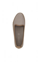 Kožené slipper topánky Andrea Conti, sivo-hnedé #3
