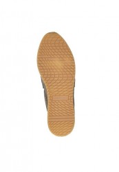 Kožené slipper topánky s ozdobnou retiazkou Heine, khaki-metalické #5