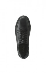 Kožené šnurovacie topánky GABOR, čierne #3